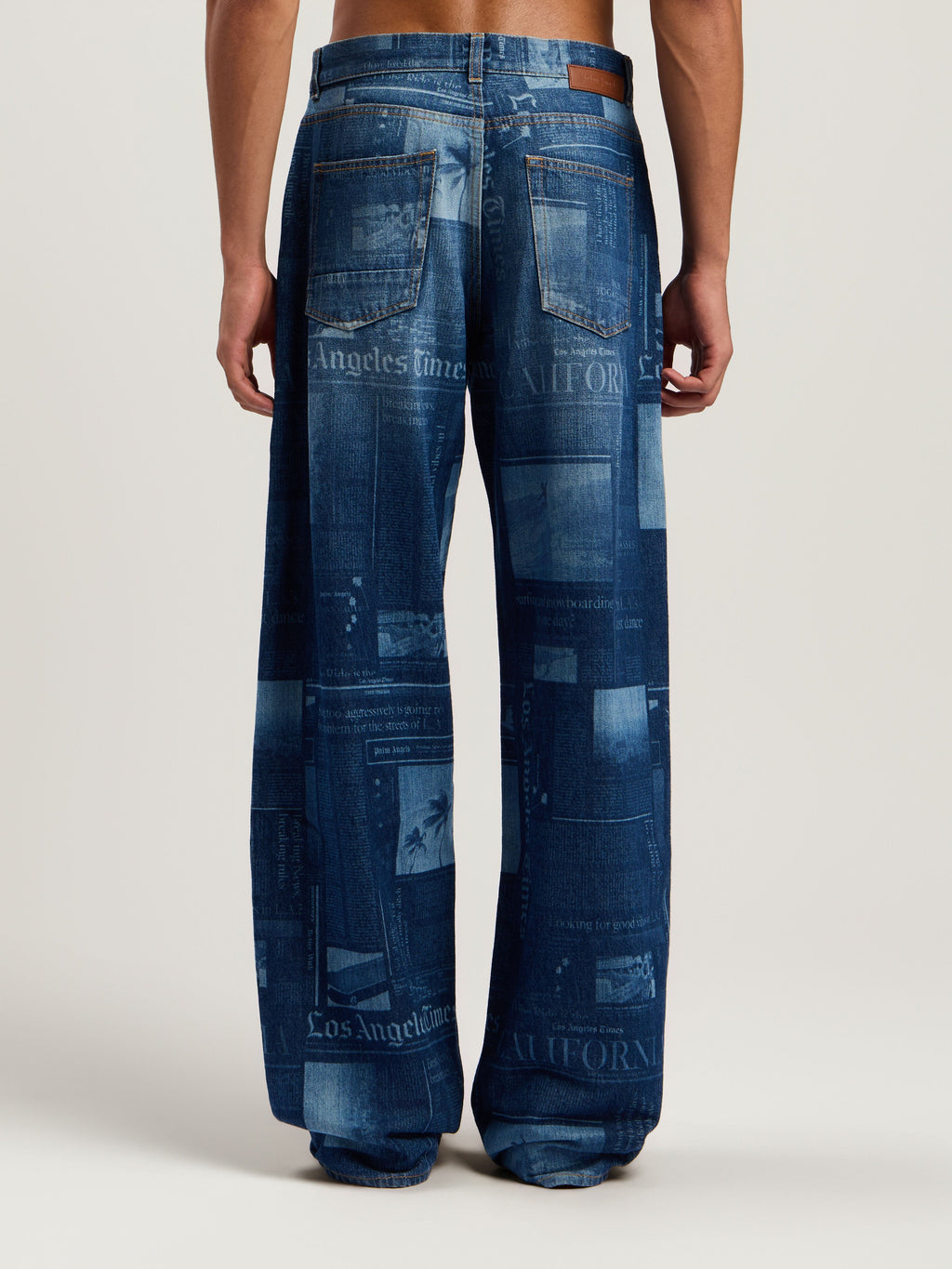 PALM ANGELS  MEDIUM BLUE - DUSTY BLUE PMYA049F25DEN002