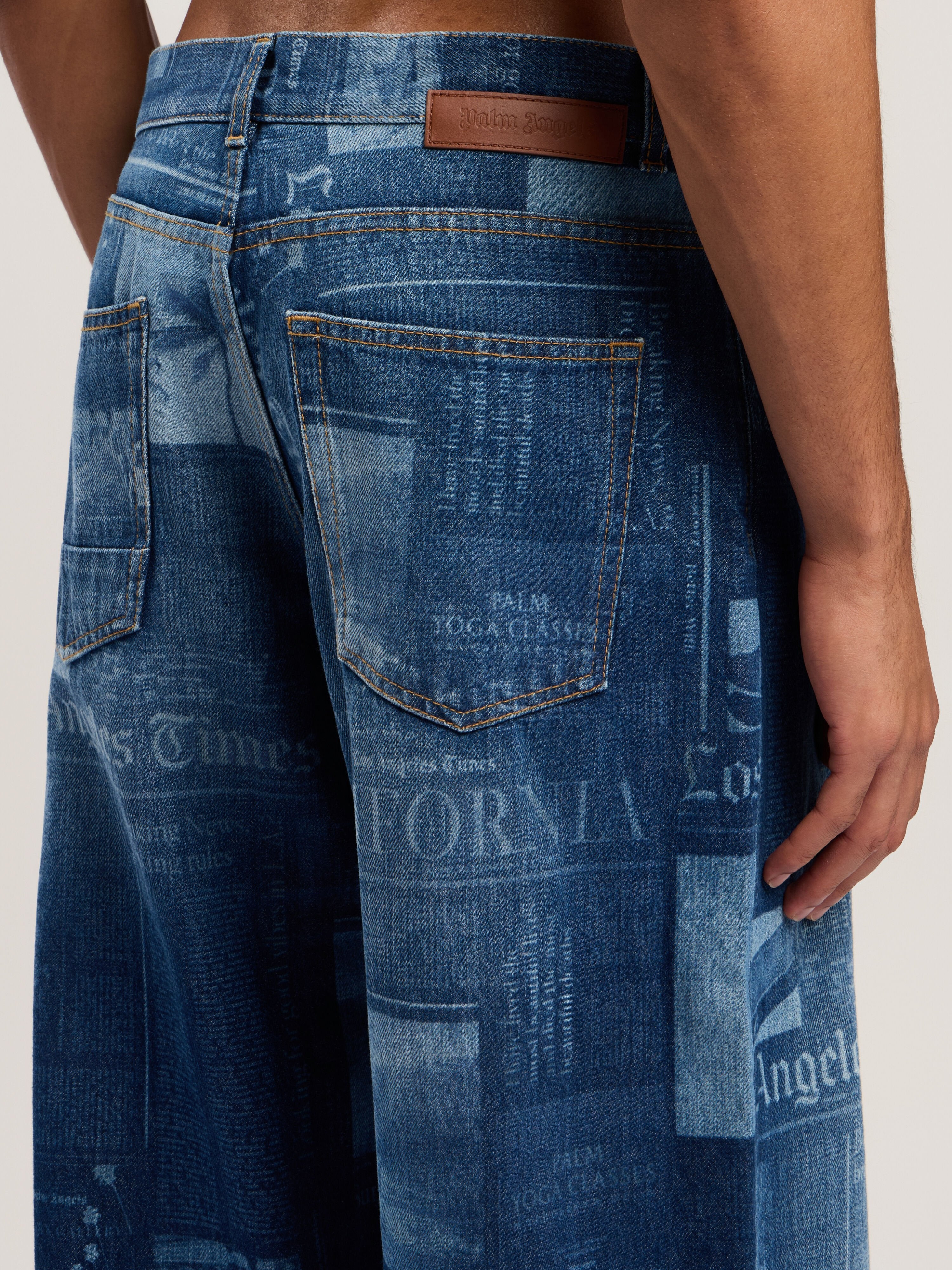 PALM ANGELS  MEDIUM BLUE - DUSTY BLUE PMYA049F25DEN002
