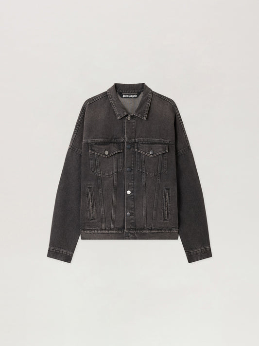 PALM ANGELS  BLACK WHITE PMYE006C99DEN001